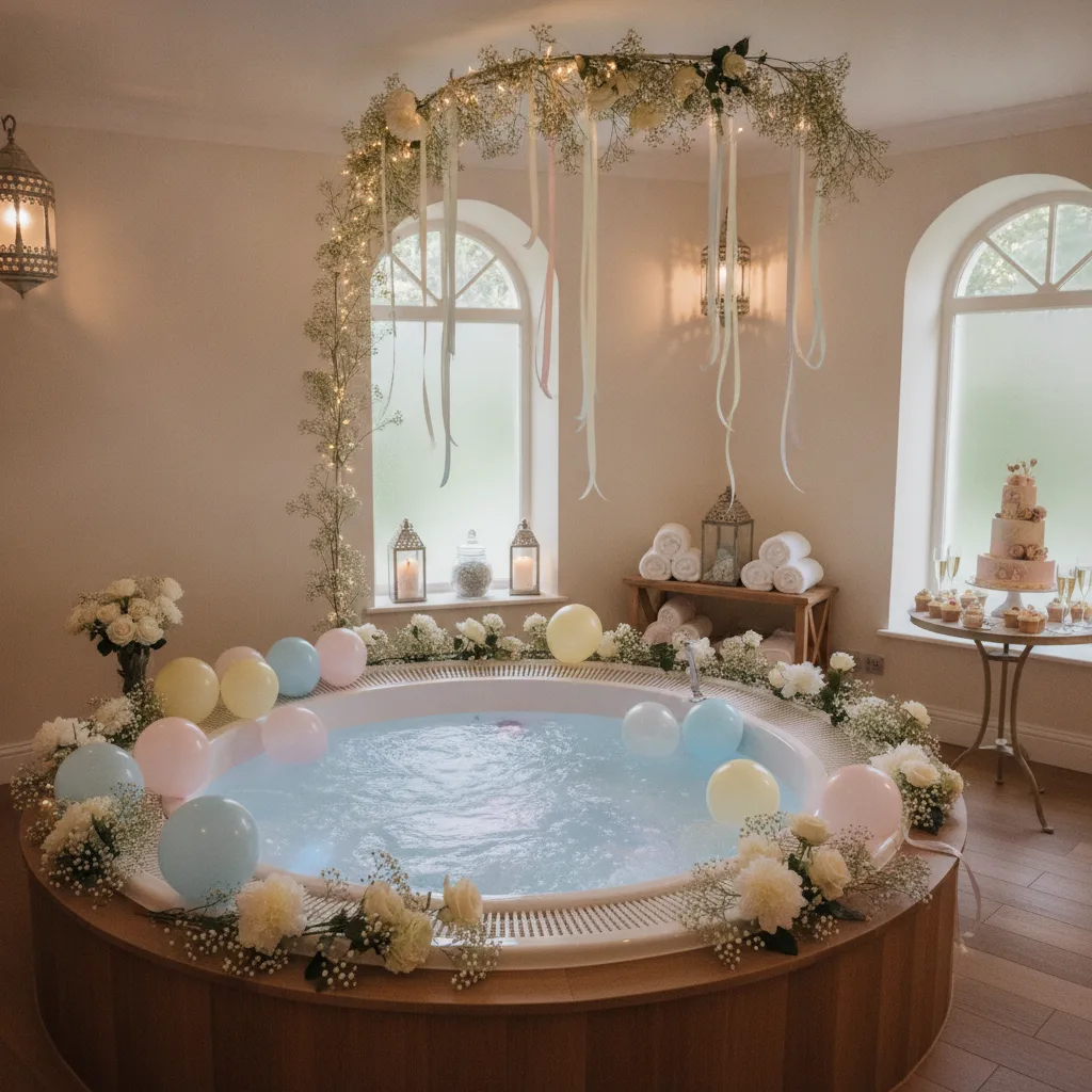 Spa privatif baby shower | guide pour bien organiser - spa privatif baby shower