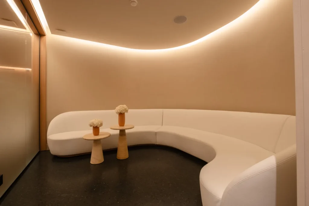 Salon de détente d'un spa