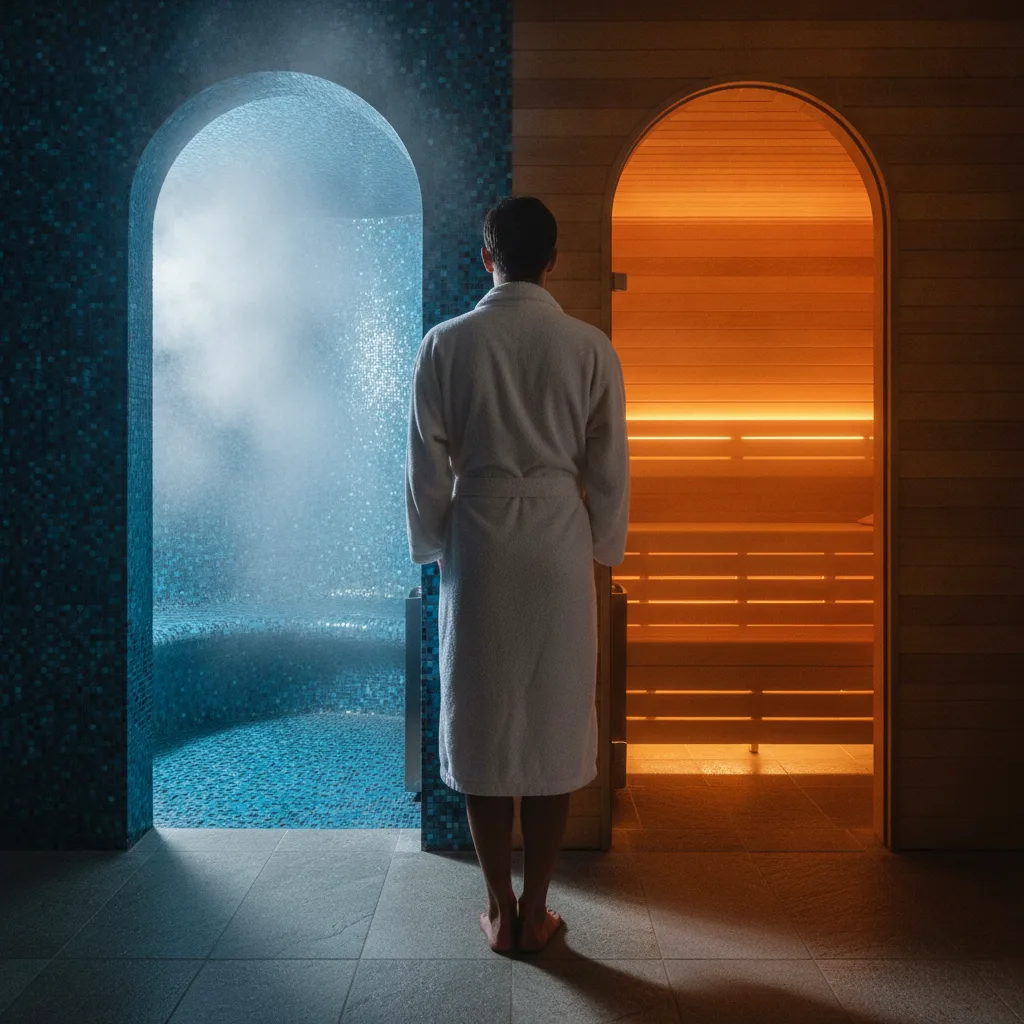 Différence hammam sauna, température et lequel choisir - difference hammam sauna