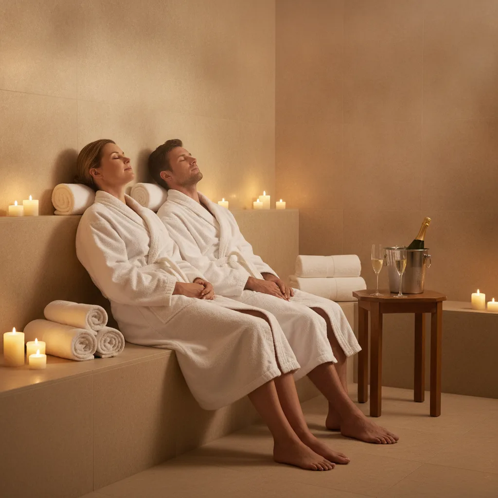 Massage duo hammam champagne à Paris, formules 2026 - massage duo hammam champagne
