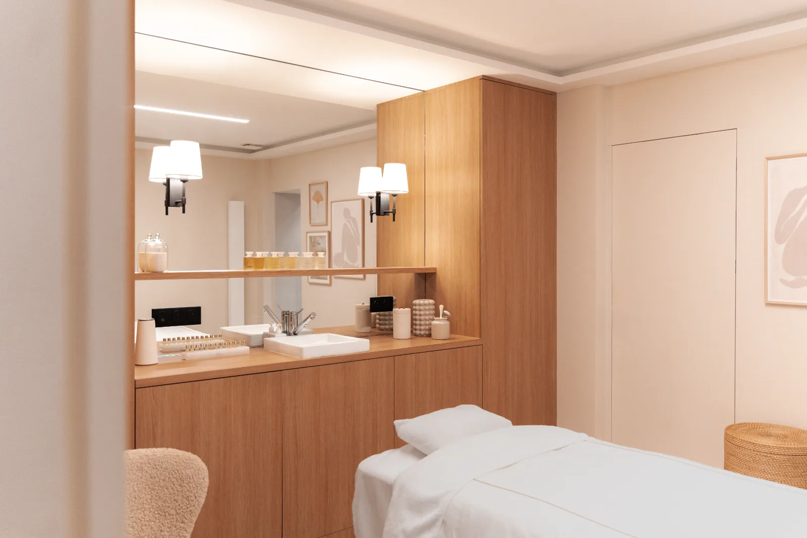 Cabine de soin d'un spa d'hôtel Cabine de soin d'un spa d'hôtel