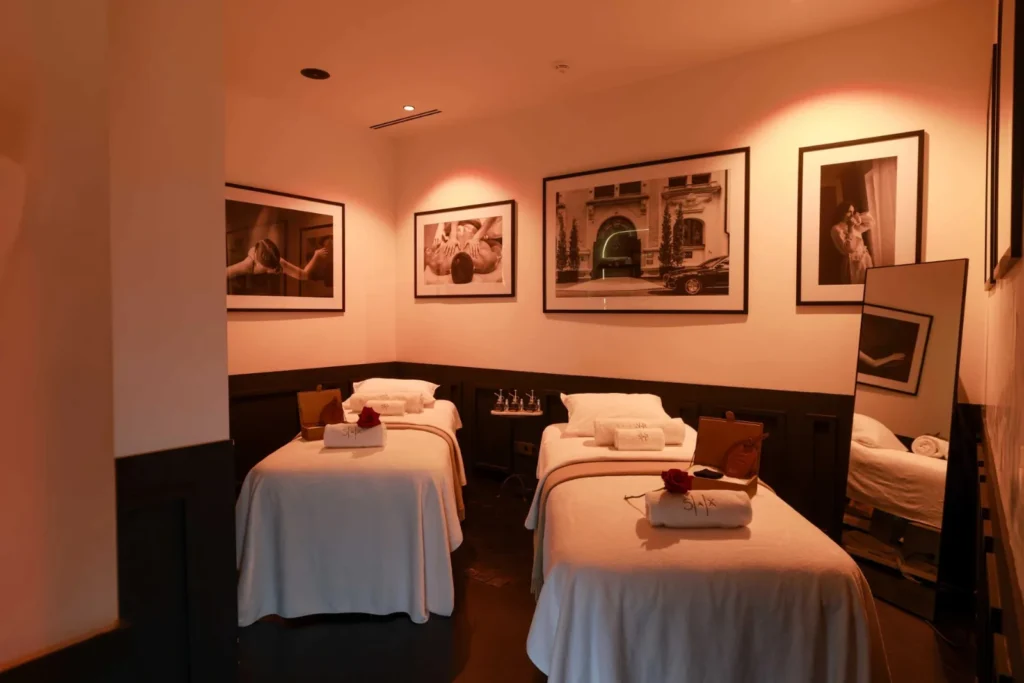 Cabine duo du Spa SAX Hôtel à Paris