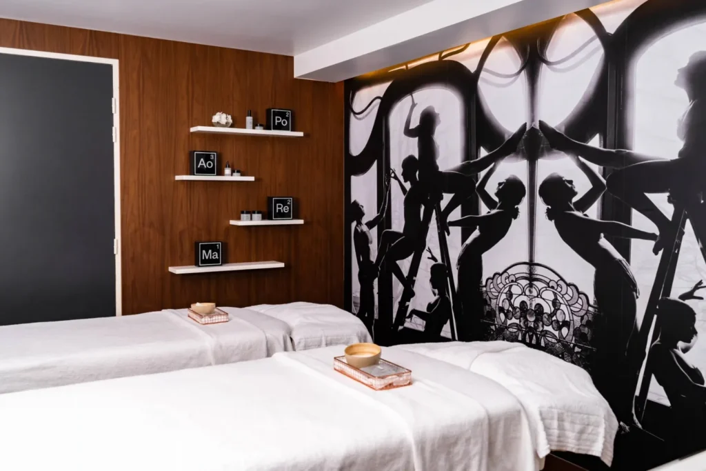 Cabine de soin du Spa Codage Le Boutet à Paris